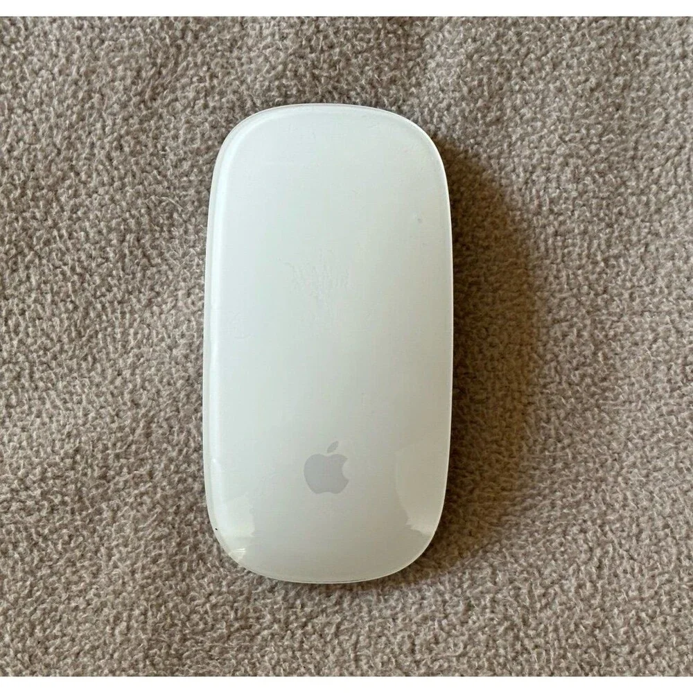 Apple Magic Mouse A1657 White Bluetooth Wireless Multitouch Mouse Used Tested
